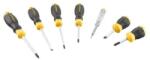STANLEY Set 6 surubelnite Cushion Grip + tester tensiune, STHT16166-0 Stanley (SDS-STHT161660-STY) Surubelnita