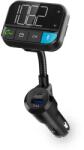 Nedis Modulator FM Nedis, Bluetooth, Bass Boost, Hands-Free, PD 20W, 1x USB-C, 1x QC USB-A, asistent vocal, negru (CATR1024BK)