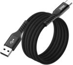 Well Cablu magnetic USB 2.0 A tata - USB-C, 1m, Well, 5V 3A, negru (CABLE-USB/USBC-1BK07-WL)