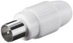 Goobay Conector coaxial tata, plastic, Goobay (CX-PLUG8)