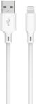 Well Cablu USB 2.0 A tata - Lightning, 2m, alb, cutie, Well (CABLE-USB/LIGHT-2WE06-WL)