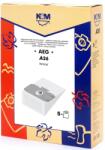 K&M Sac aspirator AEG GR. 12, 15, hartie, 5 saci + 1 filtru, K&M (DUSTBAG-A26-PAP-K&M) - vitacom