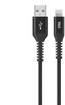 Well Cablu USB 2.0 A tata - Lightning, 1m, negru, Well (CABLE-USB/LIGHT-1BK01-WL)