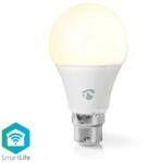Nedis Bec LED Smart WiFi Nedis, B22, 800 lm, alb cald, 2700K (WIFILW12WTB22)
