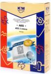 K&M Sac aspirator AEG GR 22/24/25, sintetic, 4 saci + 1 filtru, K&M (DUSTBAG-A22-SYN-K&M)