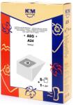 K&M Sac aspirator AEG GR 28, hartie, 5 saci + 1 filtru, K&M (DUSTBAG-A24-PAP-K&M) - vitacom