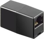 Goobay Adaptor ISDN RJ45 jack - RJ45 jack negru Goobay (TEL-0008-8/8BK)