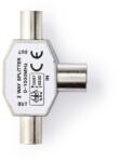 Nedis Splitter-coaxial-T-metalic, -coaxial-mama-2x-coaxial-tata (CSGB40950ME)