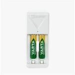 VARTA Incarcator Varta Mini Charger 57656 AA/AAA NiMH + 2 acumulatori AAA 800mAh (VARTA-57656/AAA) Incarcator baterii
