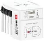 SKROSS Adaptor priza universal Skross Pro Light USB AC45PD World 1.302975 (ADAPT-PLUG-UNIV/PROLPD45-SKRS)