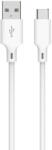 Well Cablu USB 2.0 A tata - USB-C, 2m, alb, cutie, Well (CABLE-USB/USBC-2WE06-WL)