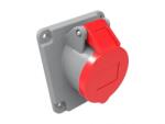 Bemis Priza industriala Bemis BC1-1504-2420, 3P+E, 16A, 380V, unghi 45° IP44 (ELSO-3PE/16-BC115042420-BMS)