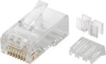 Goobay Mufa retea RJ45 8P8C Cat6A neecranat contacte aurite 50, set 10 bucati, Goobay (TEL-1080/6A-GBAY)