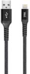 Well Cablu USB 2.0 A tata - Lightning, 1m, MFI, negru, Well (CABLE-USB/LIGHT-1BK05-WL)