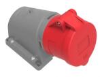 Bemis Priza industriala Bemis BC1-3504-2535 3P+E, 32A, 380V, aparenta, unghi 90°, IP44 (ELSO-3PE/32-BC135042535-BMS)