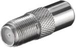 Goobay Adaptor coaxial tata - F mama Goobay (FC-025-GBAY)