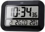 Trevi Ceas de perete digital OM 3540 D, 46cm, temperatura, calendar, negru, Trevi (CLOCK-WALL-OM3540DBK-TRV) - vitacom