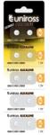 Uniross Baterie buton alcalina Uniross AG1, LR621, LR60, 10 buc/blister (BAT-AG1/ALK-BL10-UNR) Baterii de unica folosinta