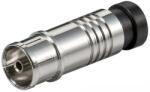 Goobay Conector coaxial cu compresie mama pentru cabluri co diametru exterior de 7.0mm (CX-CP-F7.0MM)