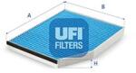 UFI Filtru, aer habitaclu UFI ARGENTIUM 34.393. 00 (34.393.00)