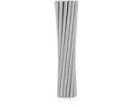  Szürke Grey papír szívószál 12 db-os (MLG125870) - decorit