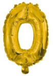  Gold, Arany mini 0-ás szám fólia lufi 33 cm (PNN89651) - decorit