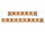  Merry Christmas Brown felirat 250 cm (MLG169287) - decorit