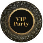  Party Gold VIP papírtányér 8 db-os 22, 7 cm (PKK766540) - decorit