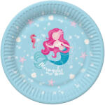  Sellő Pastel papírtányér 8 db-os 22, 7 cm (PKK043060) - decorit