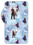  Disney Jégvarázs Blue Winter gumis lepedő 90x200 cm (JFK034897) - decorit