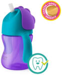 Philips Hrneček s ohebným brčkem 200 ml dívka+dárek PETITE&MARS Miska 6m+