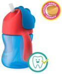 Philips Hrneček s ohebným brčkem 200 ml chlapec+dárek PETITE&MARS Miska 6m+