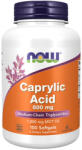 NOW Caprylic Acid 600 mg 100 comprimate