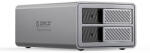 Orico 9828RU3 2 Big DAS Solution ProRAID lemeztömb 2 db 2, 5" /3, 5" -es SATA HDD/SSD meghajtóhoz RAID vezérlővel - szürke