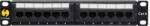 NETRACK 6U 19" fali rack szekrény 600x450mm levehető oldalú fekete (019-060-645-022) (104-16) (104-16)