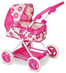  Összecsukható babakocsi mózeskosárral - rózsaszín