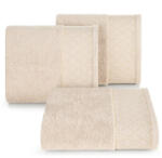  Layla minőségi törölköző fényes díszítéssel Bézs 30x50 cm (455016)