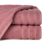  Vito pamut törölköző jacquard csíkokkal Pasztell rózsaszín 70x140 cm (425067)