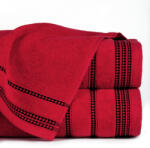  Amanda csíkos törölköző Piros 30x50 cm (396970)