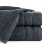  Aline pamut törölköző csíkos szegéllyel Grafit 30x50 cm (427829)