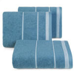  Mira csíkos törölköző Sötétkék 30x50 cm (352569)
