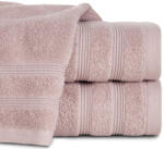  Aline pamut törölköző csíkos szegéllyel Pasztell rózsaszín 30x50 cm (427836)