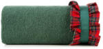  Santa1 karácsonyi hangulatú törölköző Zöld 70x140 cm (424975)