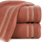  Ally csíkos törölköző Téglavörös 50x90 cm (427621)