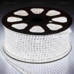 Ledszaki 230V-os! ! ! LED szalag hidegfehér IP65, vízálló, mosható, műanyag csőburkolatban. (csak 1m-ént vágható) (SA785)