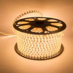 Ledszaki 230V-os! ! ! LED szalag melegfehér IP65, vízálló, mosható, műanyag csőburkolatban. (csak 1m-ént vágható) (DD23)