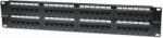 Manhattan Patch panel - CAT6 UTP patch panel, 48 portos, 2U, Fekete PC (560283)