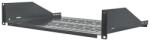 Manhattan Rackszekrény polc - 710954 (19", 2U, konzolos, fix, 350 mm mély, fekete) PC (710954)