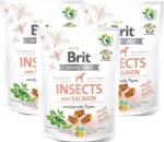 Brit Care Dog Crunchy Cracker Insects Rich In Salmon 3x200g
