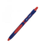 BLUERING Golyóstoll nyomógombos gumírozott piros test, F20, írásszín piros